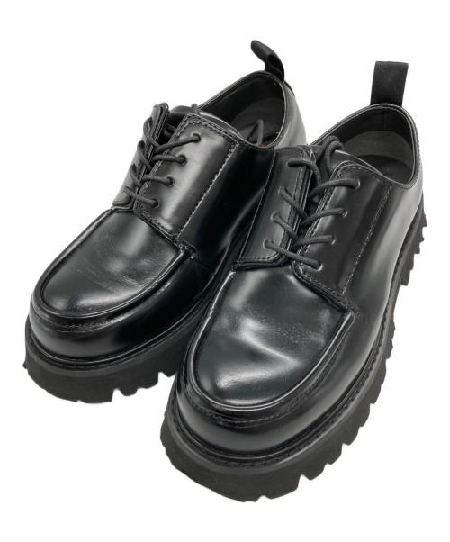 ENFOLD（エンフォルド）ENFOLD (エンフォルド) EIGHT-HOLES LACE-UP SHOES ブラック サイズ:36の古着・服飾アイテム