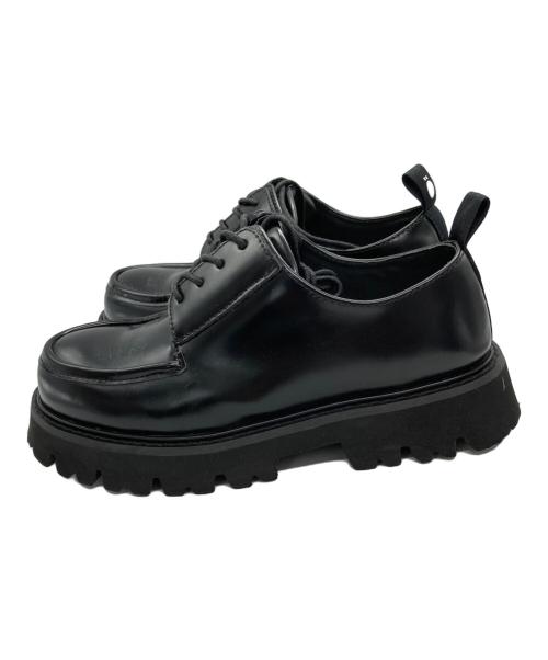 ENFOLD（エンフォルド）ENFOLD (エンフォルド) EIGHT-HOLES LACE-UP SHOES ブラック サイズ:36の古着・服飾アイテム