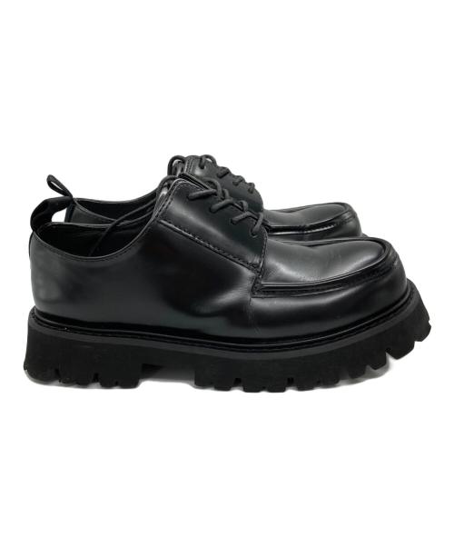 ENFOLD（エンフォルド）ENFOLD (エンフォルド) EIGHT-HOLES LACE-UP SHOES ブラック サイズ:36の古着・服飾アイテム