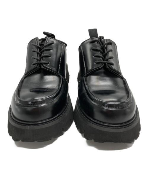 ENFOLD（エンフォルド）ENFOLD (エンフォルド) EIGHT-HOLES LACE-UP SHOES ブラック サイズ:36の古着・服飾アイテム