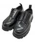 ENFOLD（エンフォルド）の古着「EIGHT-HOLES LACE-UP SHOES」｜ブラック