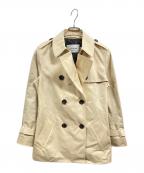 COACHコーチ）の古着「ソリッドショートトレンチ」｜ベージュ