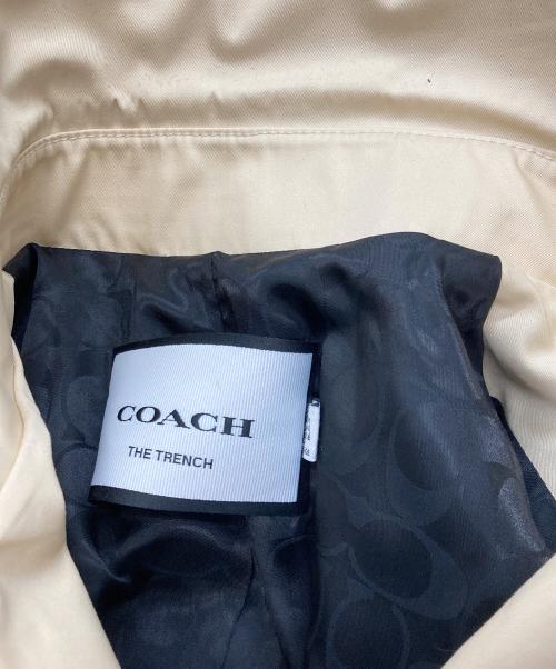 COACH（コーチ）COACH (コーチ) ソリッドショートトレンチ ベージュ サイズ:XSの古着・服飾アイテム