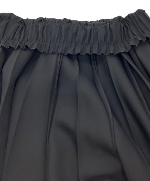 THIRD MAGAZINE（サードマガジン）THIRD MAGAZINE (サードマガジン) ジャガードエラスティックプリーツスカート ブラック サイズ:9の古着・服飾アイテム