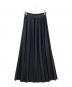 THIRD MAGAZINE (サードマガジン) ジャガードエラスティックプリーツスカート ブラック サイズ:9：12000円