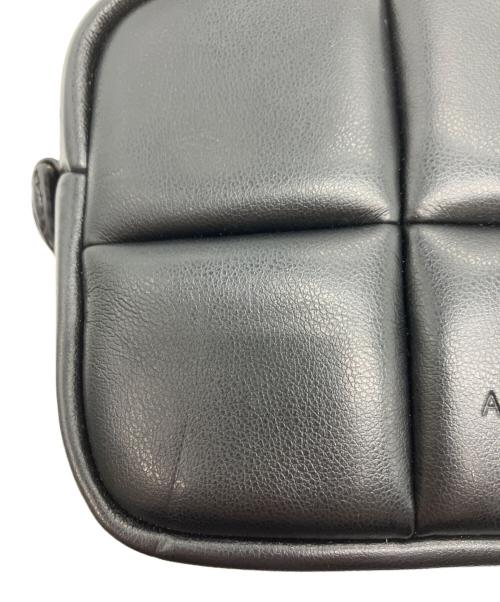 ADD CULUMN（アドカラム）ADD CULUMN (アドカラム) PUFF-CROSS BODY/ショルダーバック ブラックの古着・服飾アイテム