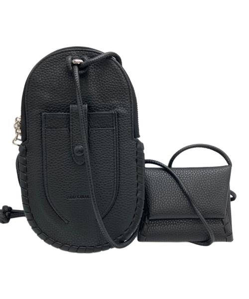 ADD CULUMN（アドカラム）ADD CULUMN (アドカラム) MULTI - MOBILECASE＆MULTI - COINCASE　モバイルケース　コインケース　2Pセット ブラックの古着・服飾アイテム