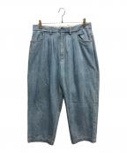 FARAHファーラー）の古着「Two Tuck Wide Tapered Pants」｜インディゴ