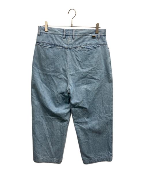 FARAH（ファーラー）FARAH (ファーラー) Two Tuck Wide Tapered Pants インディゴ サイズ:81cmの古着・服飾アイテム