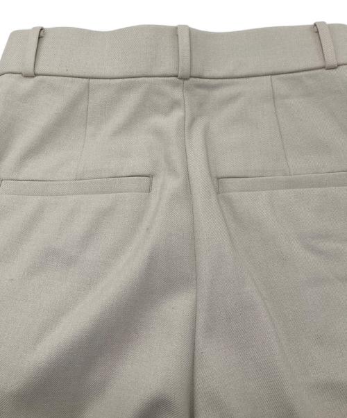 Noble（ノーブル）Noble (ノーブル) TRツイル裏起毛スラックスパンツ　ワイドパンツ　スラックス　オフィスカジュアル　セレモニー ベージュ サイズ:36の古着・服飾アイテム