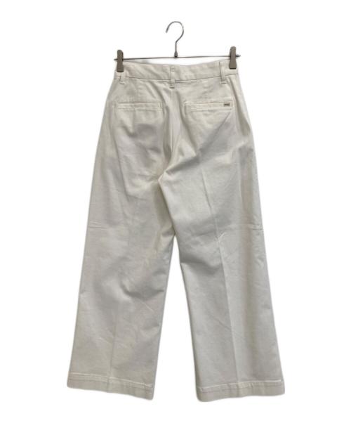 POLO RALPH LAUREN（ポロ・ラルフローレン）POLO RALPH LAUREN (ポロ・ラルフローレン) ワイドレッグチノパンツ ホワイト サイズ:2の古着・服飾アイテム