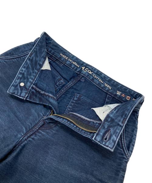 45R（フォーティファイブ・アール）45R (フォーティファイブ・アール) 藍納戸もち米サテンのシャルロット インディゴの古着・服飾アイテム