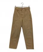POLO RALPH LAURENポロ・ラルフローレン）の古着「コットンサテンユーティリティパンツ」｜ブラウン