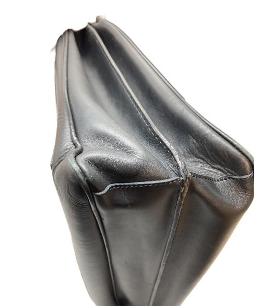 GIORGIO ARMANI（ジョルジョアルマーニ）GIORGIO ARMANI (ジョルジョアルマーニ) レザーブリーフケース　ビジネスバッグ ブラック サイズ:実寸参照の古着・服飾アイテム