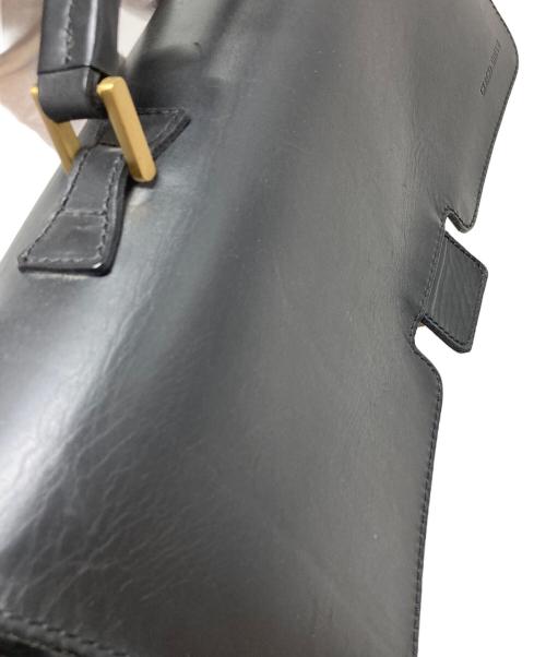 GIORGIO ARMANI（ジョルジョアルマーニ）GIORGIO ARMANI (ジョルジョアルマーニ) レザーブリーフケース　ビジネスバッグ ブラック サイズ:実寸参照の古着・服飾アイテム