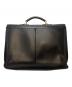 GIORGIO ARMANI (ジョルジョアルマーニ) レザーブリーフケース　ビジネスバッグ ブラック サイズ:実寸参照：7000円