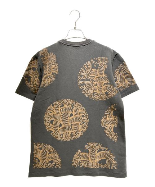 LOUIS VUITTON（ルイ ヴィトン）LOUIS VUITTON Christopher Nemeth Christopher Nemeth Rope Pattern Cotton T-Shirt/クリストファー・ネメス ロープ柄 コットンTシャツ グレー サイズ:Mの古着・服飾アイテム