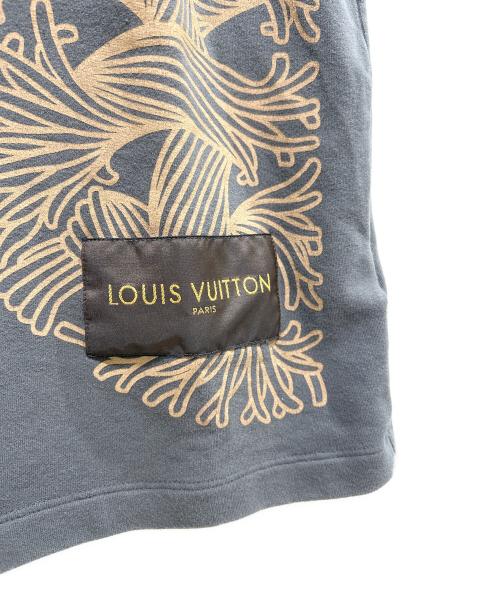 LOUIS VUITTON（ルイ ヴィトン）LOUIS VUITTON Christopher Nemeth Christopher Nemeth Rope Pattern Cotton T-Shirt/クリストファー・ネメス ロープ柄 コットンTシャツ グレー サイズ:Mの古着・服飾アイテム