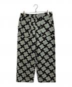 Niche.ニッチ）の古着「パッチワークパンツ　コットンパンツ」｜ブルー