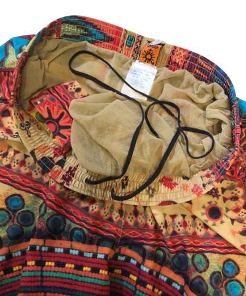 Jean Paul GAULTIER SOLEIL（ジャンポールゴルチェ ソレイユ）Jean Paul GAULTIER SOLEIL (ジャンポールゴルチェ ソレイユ) 総柄ハーフパンツ ブラウン サイズ:50の古着・服飾アイテム