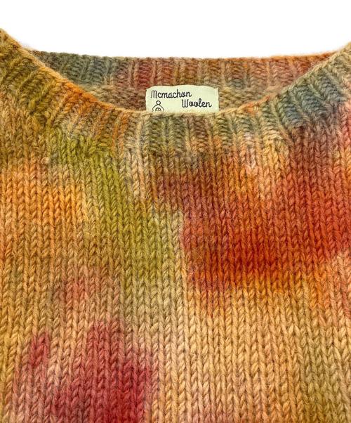 Mcmachan Woolen（マクマーンウーレン）mcmachan woolen (マクマーンウーレン) タイダイニット ブラウン サイズ:Freeの古着・服飾アイテム