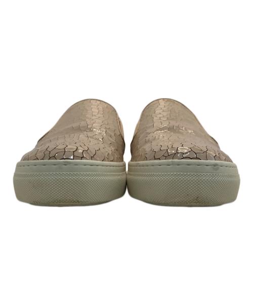 TOD'S（トッズ）TOD'S (トッズ) ヒビ加工スリッポン ピンク サイズ:37 1/2の古着・服飾アイテム