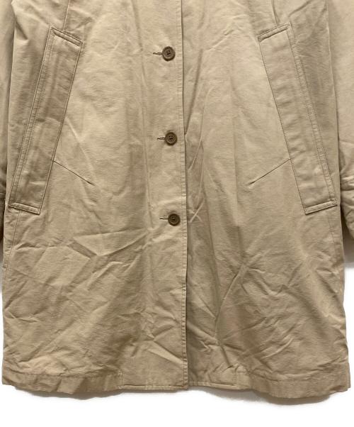 MHL（エムエイチエル）MHL (エムエイチエル) ダウンライナー付ステンカラーコート ベージュ サイズ:Lの古着・服飾アイテム