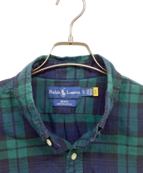 RALPH LAUREN（ラルフローレン）RALPH LAUREN (ラルフローレン) BEAMS (ビームス) オックスフォードシャツ ネイビー サイズ:XLの古着・服飾アイテム