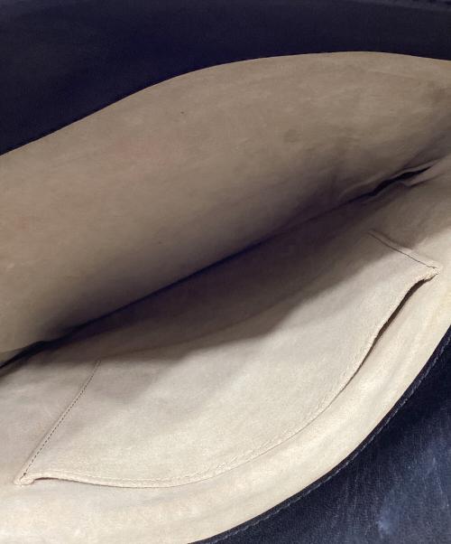 MARROW（マロウ）MARROW (マロウ) レザーショルダーバッグ ブラックの古着・服飾アイテム