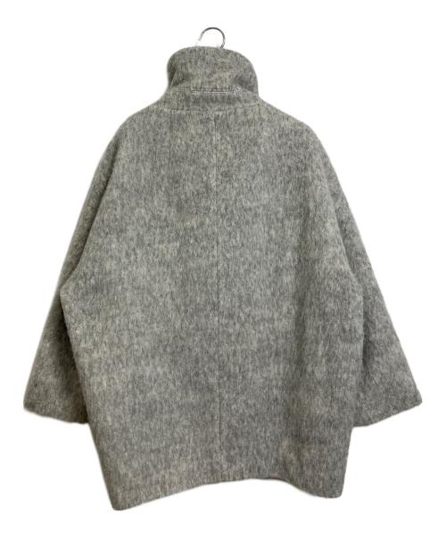COLLAGE GALLARDAGALANTE（コラージュ ガリャルダガランテ）COLLAGE GALLARDAGALANTE (コラージュ ガリャルダガランテ) シャギーコート　ゆったり　ビックシルエット グレー サイズ:FREEの古着・服飾アイテム