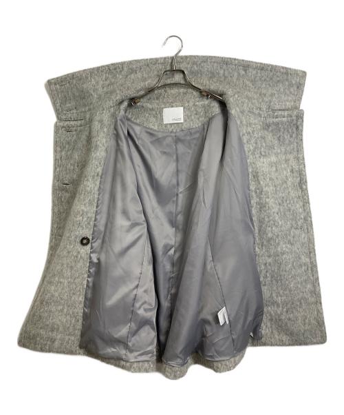 COLLAGE GALLARDAGALANTE（コラージュ ガリャルダガランテ）COLLAGE GALLARDAGALANTE (コラージュ ガリャルダガランテ) シャギーコート　ゆったり　ビックシルエット グレー サイズ:FREEの古着・服飾アイテム