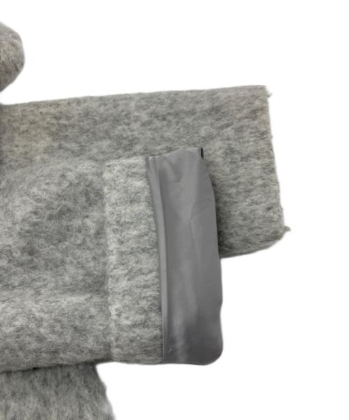 COLLAGE GALLARDAGALANTE（コラージュ ガリャルダガランテ）COLLAGE GALLARDAGALANTE (コラージュ ガリャルダガランテ) シャギーコート　ゆったり　ビックシルエット グレー サイズ:FREEの古着・服飾アイテム