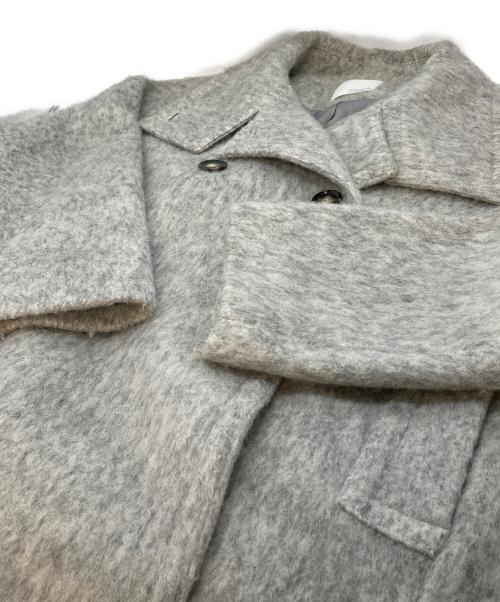 COLLAGE GALLARDAGALANTE（コラージュ ガリャルダガランテ）COLLAGE GALLARDAGALANTE (コラージュ ガリャルダガランテ) シャギーコート　ゆったり　ビックシルエット グレー サイズ:FREEの古着・服飾アイテム