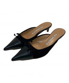 PELLICO（ペリーコ）の古着「CUORE ミュール」｜ブラック