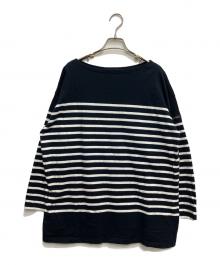 Le minor×journal standard L'essage（ルミノア×ジャーナルスタンダード レサージュ）の古着「ナバルバスクシャツ」｜ネイビー