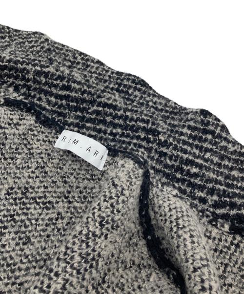 RIM.ARK（リムアーク）RIM.ARK (リムアーク) Knit blouson ニットジャケット ブラック サイズ:FREEの古着・服飾アイテム