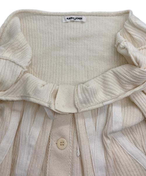 FUMIKA UCHIDA（フミカウチダ）FUMIKA UCHIDA (フミカウチダ) VINTAGE RIBBED CORSET TOP アイボリー サイズ: Mの古着・服飾アイテム