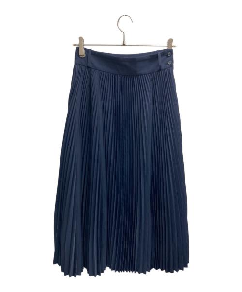 HYKE（ハイク）HYKE (ハイク) PLEATED SKIRT（プリーツ　スカート） ネイビー サイズ:2の古着・服飾アイテム