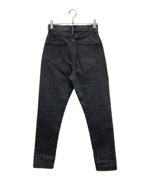 CIOTA（シオタ）CIOTA (シオタ) スビンコットン13.5oz ハイウエストスリムデニムパンツ ブラック サイズ:26の古着・服飾アイテム