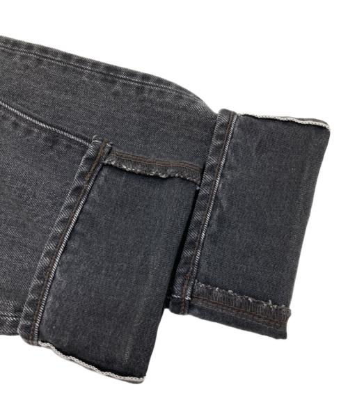 CIOTA（シオタ）CIOTA (シオタ) スビンコットン13.5oz ハイウエストスリムデニムパンツ ブラック サイズ:26の古着・服飾アイテム