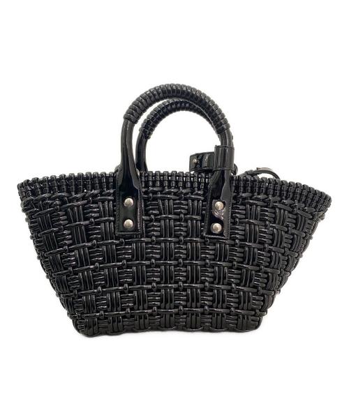 BALENCIAGA（バレンシアガ）BALENCIAGA (バレンシアガ) BISTRO XS バスケットバッグ ブラックの古着・服飾アイテム