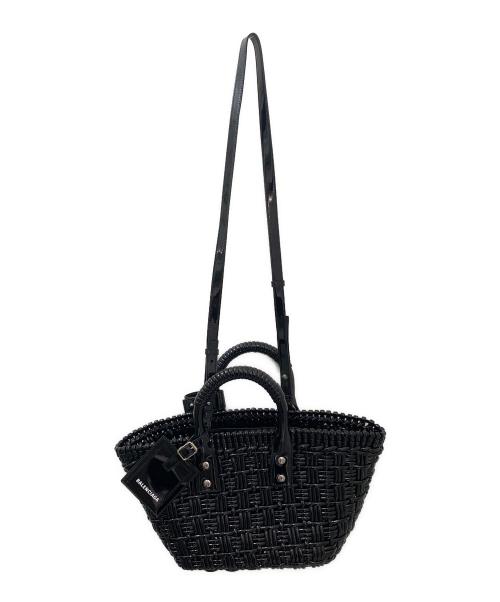 BALENCIAGA（バレンシアガ）BALENCIAGA (バレンシアガ) BISTRO XS バスケットバッグ ブラックの古着・服飾アイテム