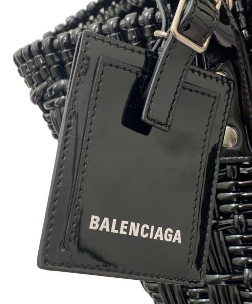 BALENCIAGA（バレンシアガ）BALENCIAGA (バレンシアガ) BISTRO XS バスケットバッグ ブラックの古着・服飾アイテム