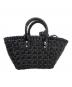 BALENCIAGA (バレンシアガ) BISTRO XS バスケットバッグ ブラック：75000円