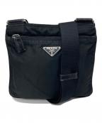 PRADAプラダ）の古着「ナイロンショルダーバッグ サコッシュ」｜ブラック