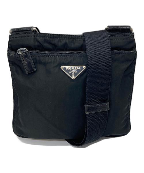 PRADA（プラダ）PRADA (プラダ) ナイロンショルダーバッグ サコッシュ ブラック サイズ:実寸参照の古着・服飾アイテム