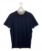 BRUNELLO CUCINELLIブルネロクチネリ）の古着「スリムフィットTシャツ」｜ネイビー