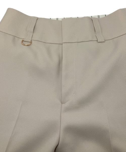 ANAYI（アナイ）ANAYI (アナイ) ブライトツイルDカンワイドパンツ　ワイドパンツ　日本製 ベージュ サイズ:38 未使用品の古着・服飾アイテム