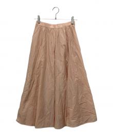 ANAYI（アナイ）の古着「ナイロンコットンタフタマチフレア スカート」｜ピンク