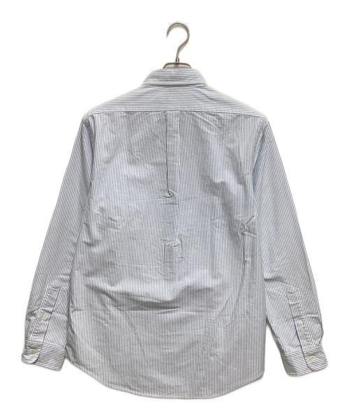 POLO RALPH LAUREN（ポロ・ラルフローレン）POLO RALPH LAUREN (ポロ・ラルフローレン) クラシック フィット ストライプド オックスフォード シャツ ブルー サイズ:M 未使用品の古着・服飾アイテム